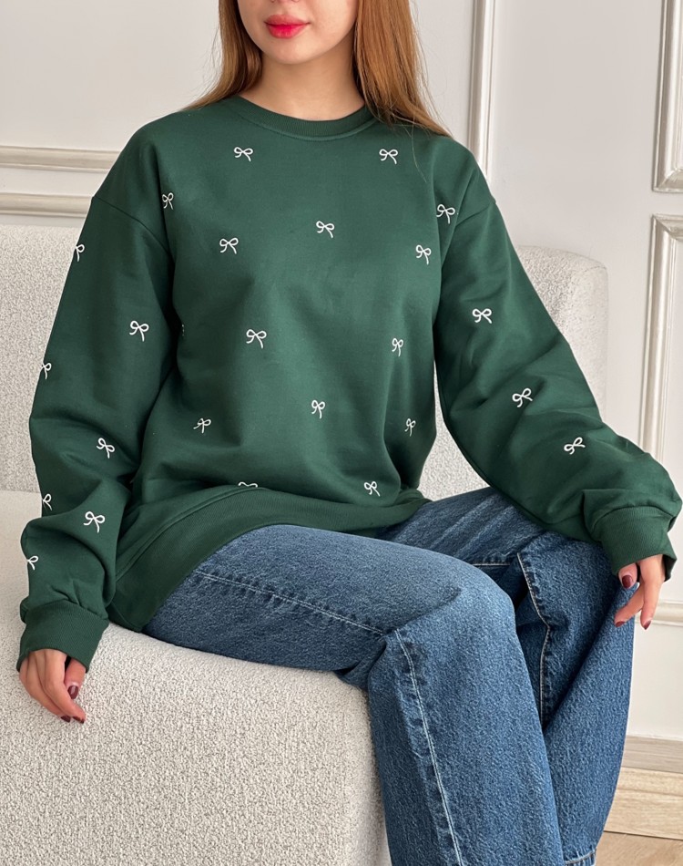 بلوز دورس داخل کرکی گلدوزی پاپیون