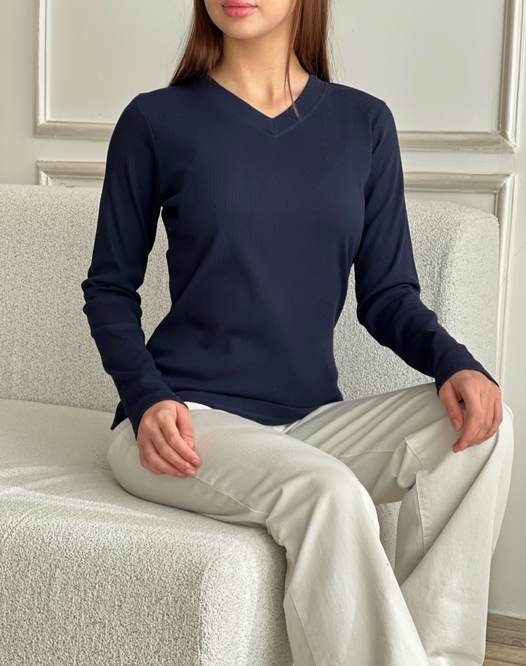 بلوز کبریتی یقه هفت کد 715209