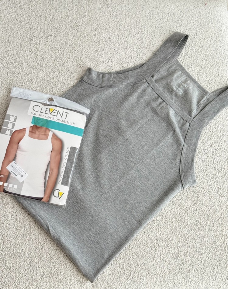 یقه خشتی ملانژ پنبه فانریپ کلونت