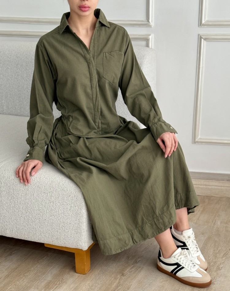 پيراهن لينن ديانا کد DR-2033