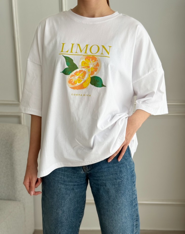 تيشرت يکرو پنبه آدرينا کد TS-2112