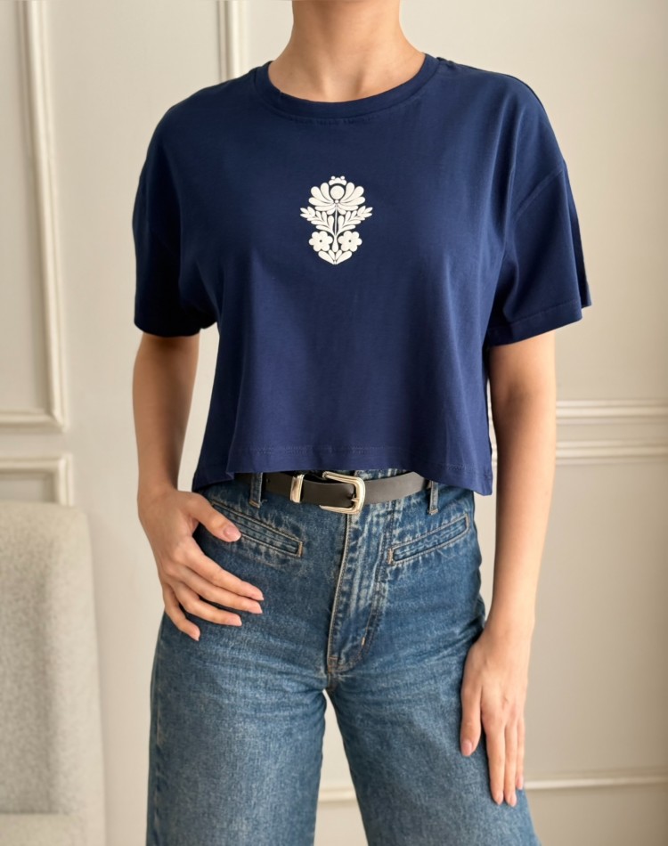 تيشرت يکرو پنبه وانيا کد TS-2114