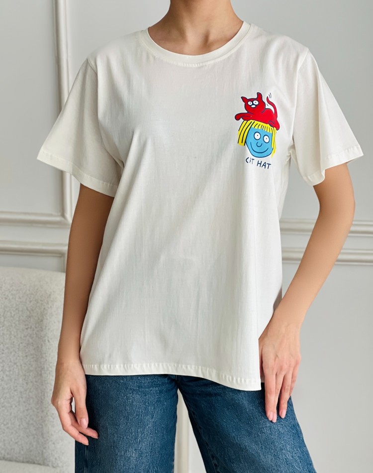 تيشرت يکرو پنبه نيکا کد TS-2113