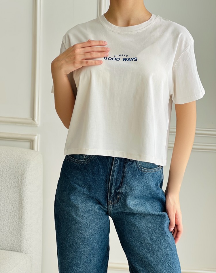 تيشرت يکرو پنبه يانا کد TS-2120