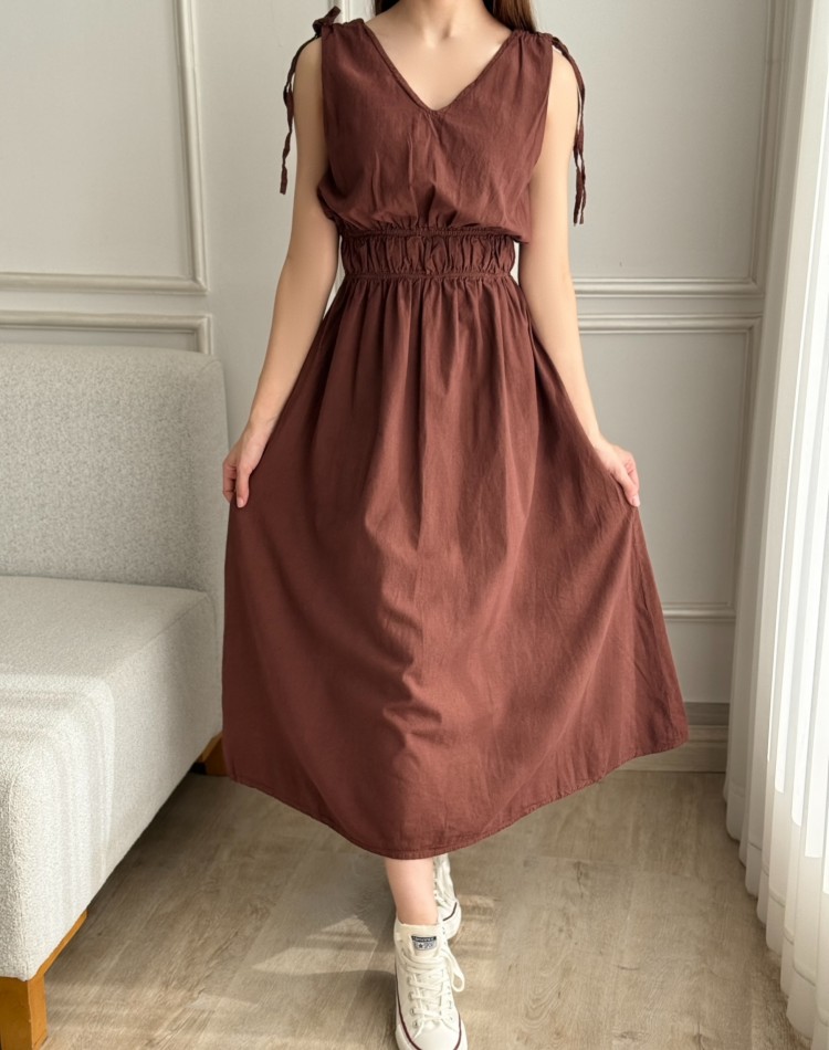 پيراهن لينن بارانا کد DR-2036