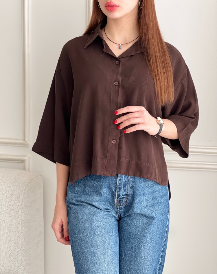 شوميز سيلک ليوسا کدSH-3163