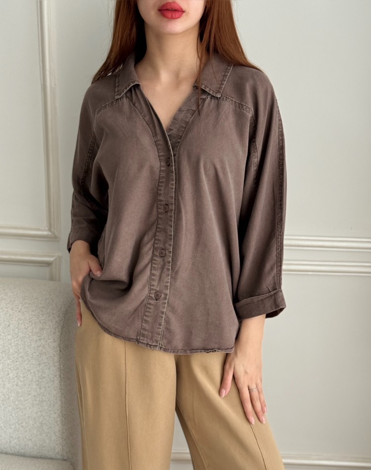 شوميز سيلک آنيا کد SH-3023