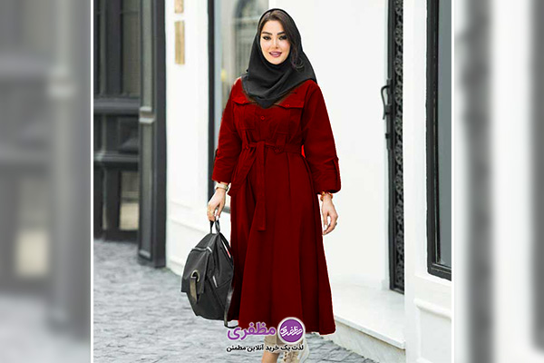 استایل مینیمال با مانتو و شلوار کتان ساده