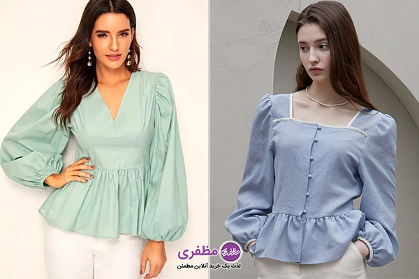 شومیزهای چین‌دار و پیلی‌دار