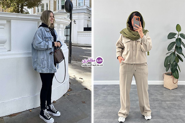 کت فوتر و جین ترند همه ساله لباس زمستانی