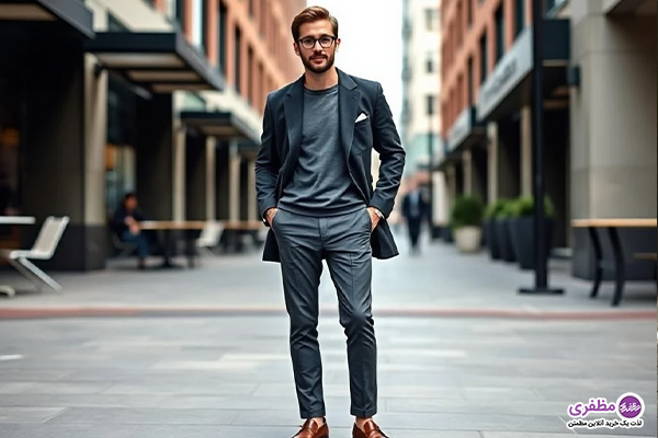 استایل نیمه‌رسمی با دورس مردانه