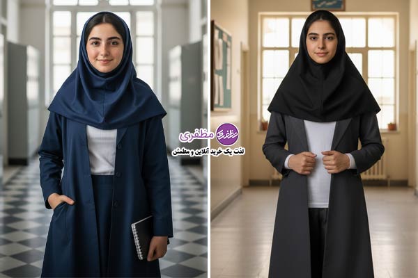 تیشرت دخترانه ساده آستین بلند برای زیر لباس فرم مدرسه