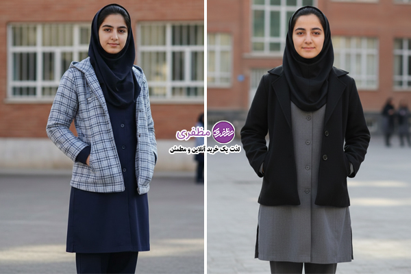 شکت دخترانه روی لباس فرم مدرسه