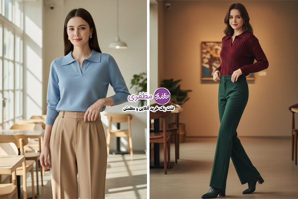 ست کردن دورس اسپرت دخترانه با شلوار اسلش زنانه