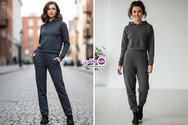 استایل مینیمال تکرنگ با هودی یا سویشرت