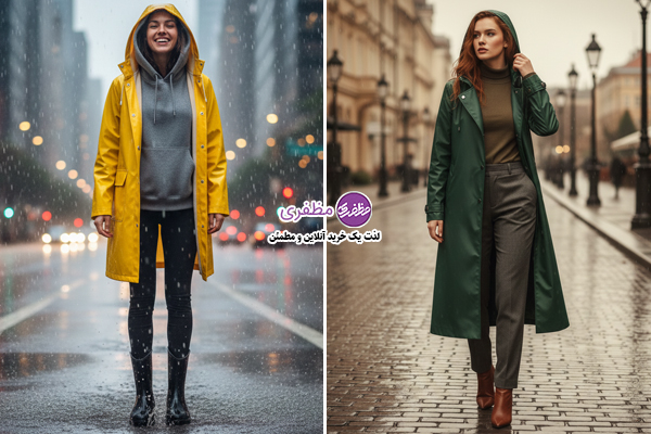 تفاوت ترنچ کت و بارانی از نظر جنس پارچه