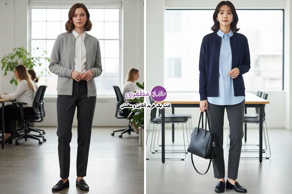 سویشرت برای محیط‌های کاری نیمه‌رسمی و اداری