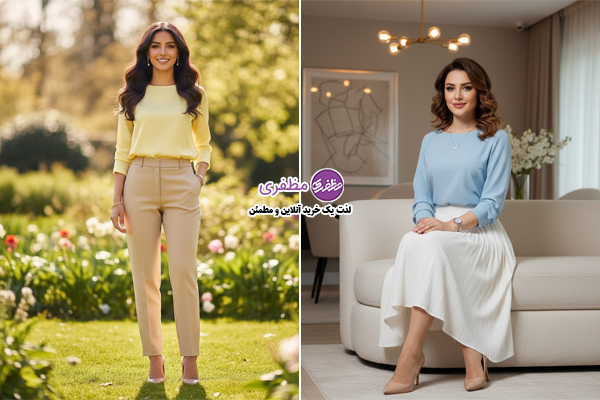 شومیز ساده انتخابی شیک برای استایل مینیمال نوروز