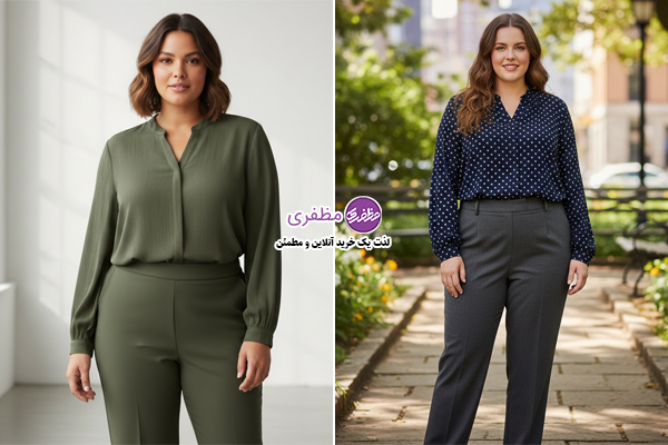 انتخاب رنگ مناسب لباس برای خانم های چاق