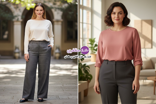 بلوز یقه قایقی برای خانم های خوش پوش