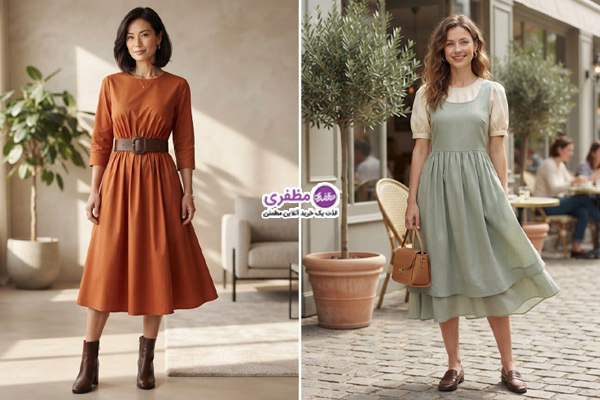 چه پیراهنی به اندام مستطیلی میخورد؟
