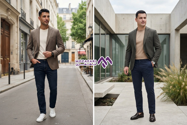 با کت مردانه چه شلواری بپوشیم؟